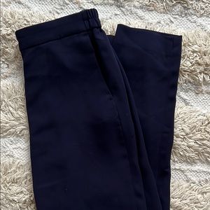 J.Crew Jamie Pant Elastic Waistband - navy blue